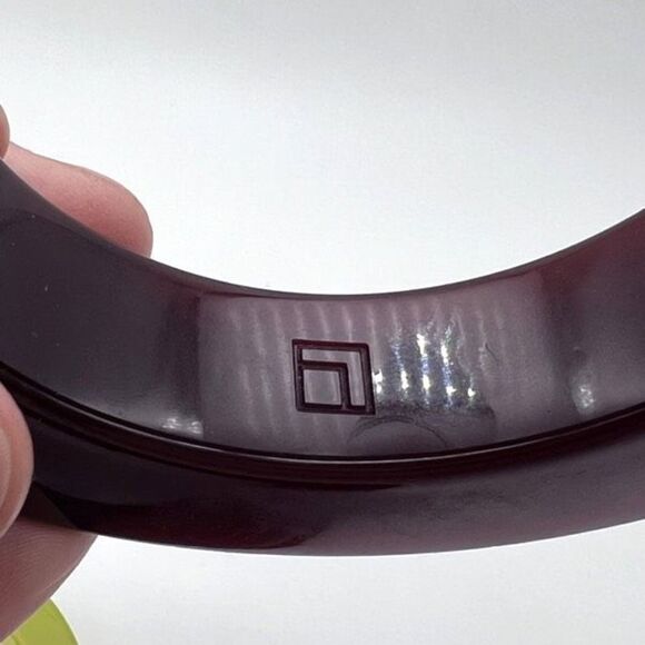 TRADEMARK™ Burch sisters‎ art deco bangle bracelet purple vintage inspired small - Picture 5 of 6